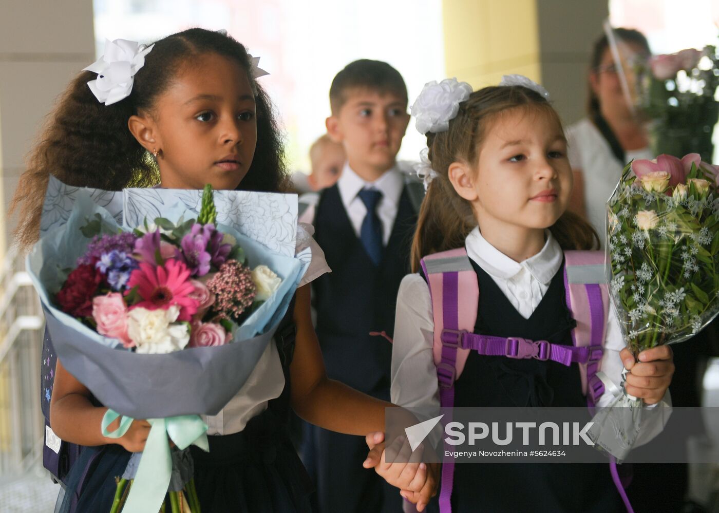 New school year starts in Russia