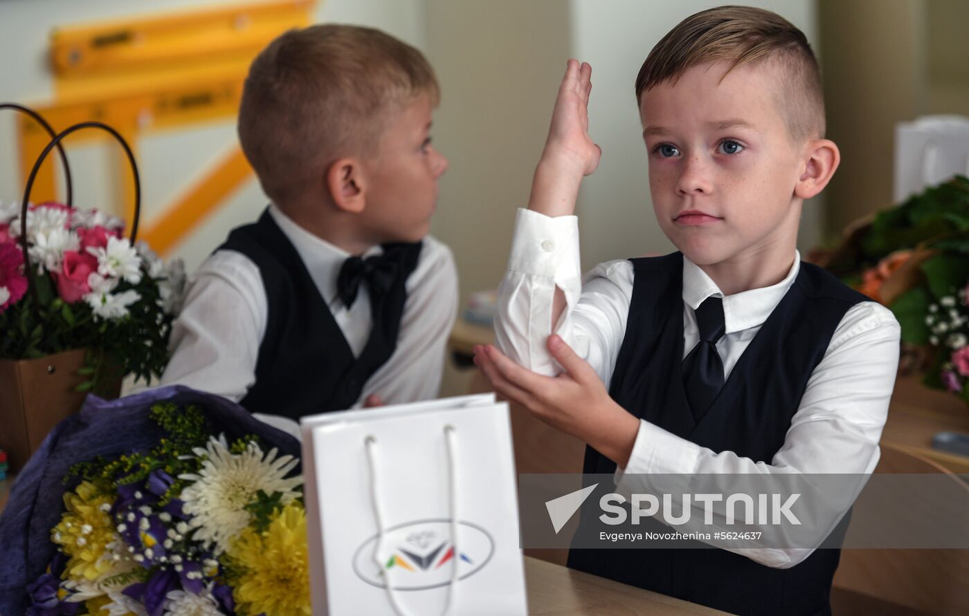 New school year starts in Russia