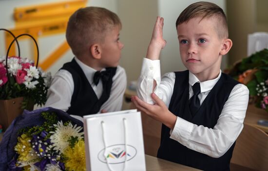 New school year starts in Russia