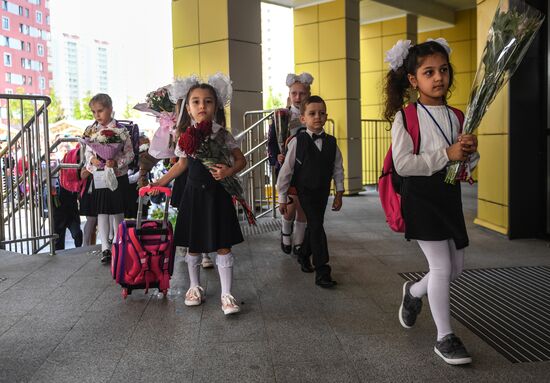 New school year starts in Russia