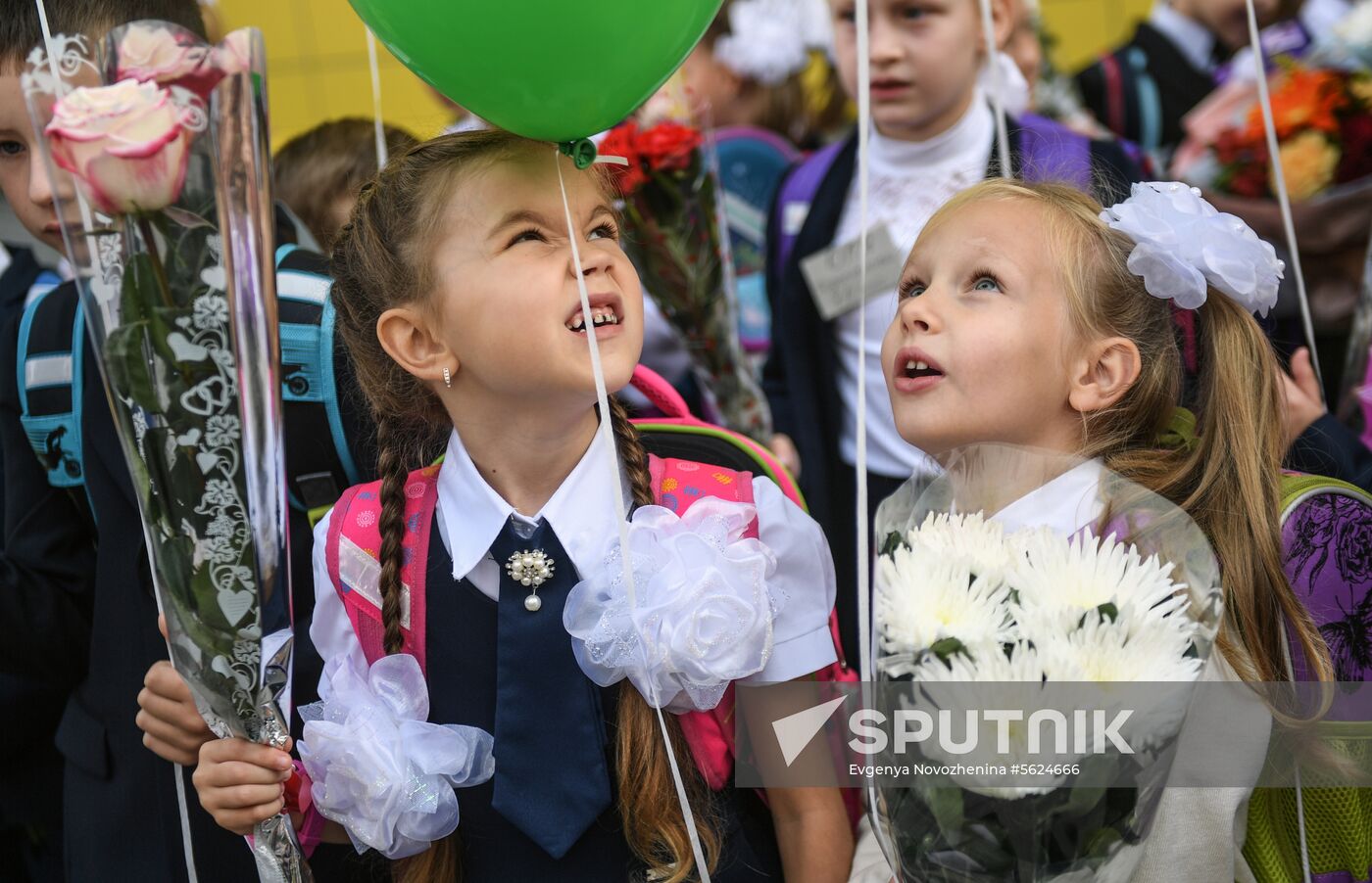 New school year starts in Russia