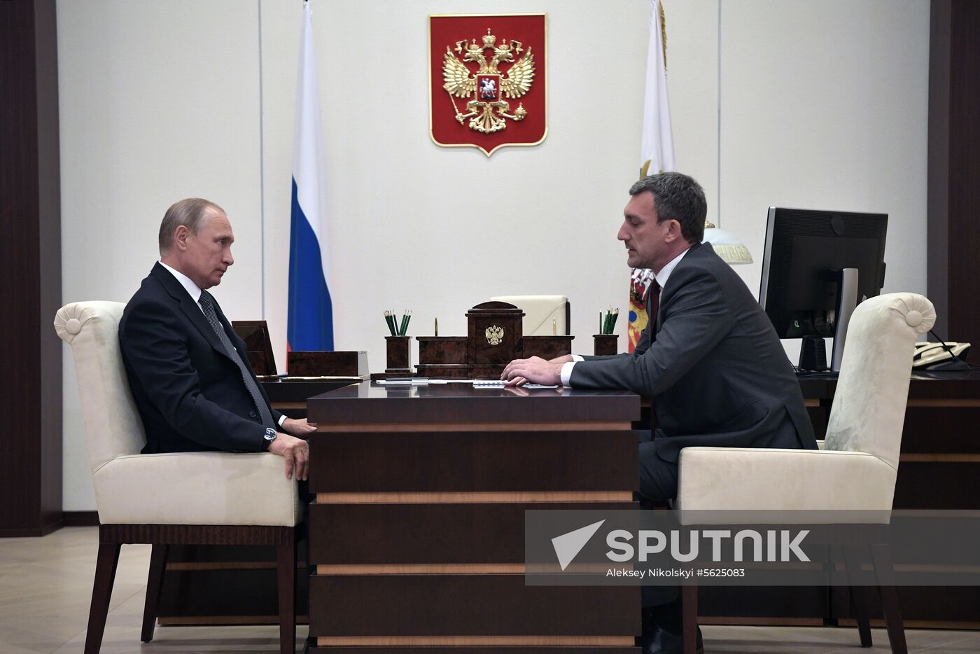 President Putin meets with Acting Governor of Amur Region Vasily Orlov