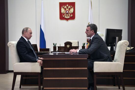 President Putin meets with Acting Governor of Amur Region Vasily Orlov
