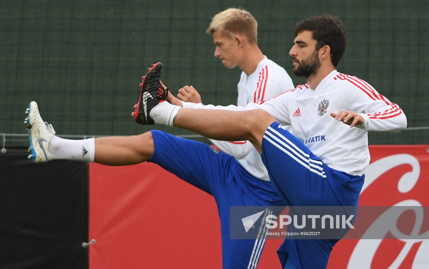Russia Soccer Training Session