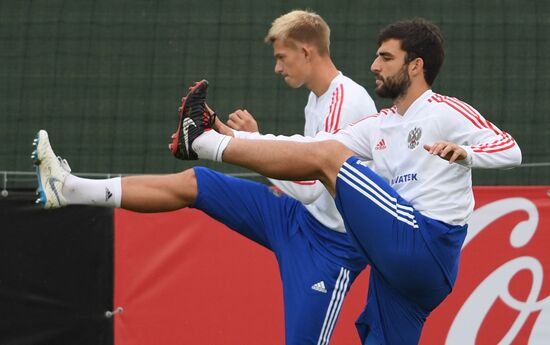 Russia Soccer Training Session