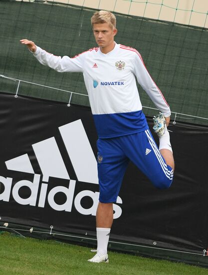 Russia Soccer Training Session