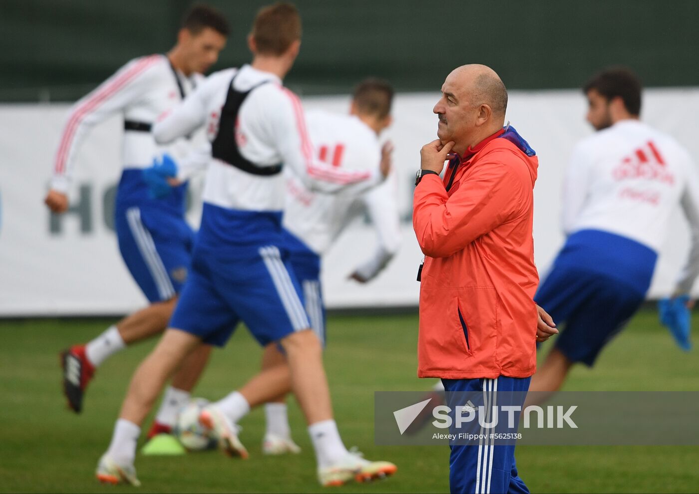Russia Soccer Training Session