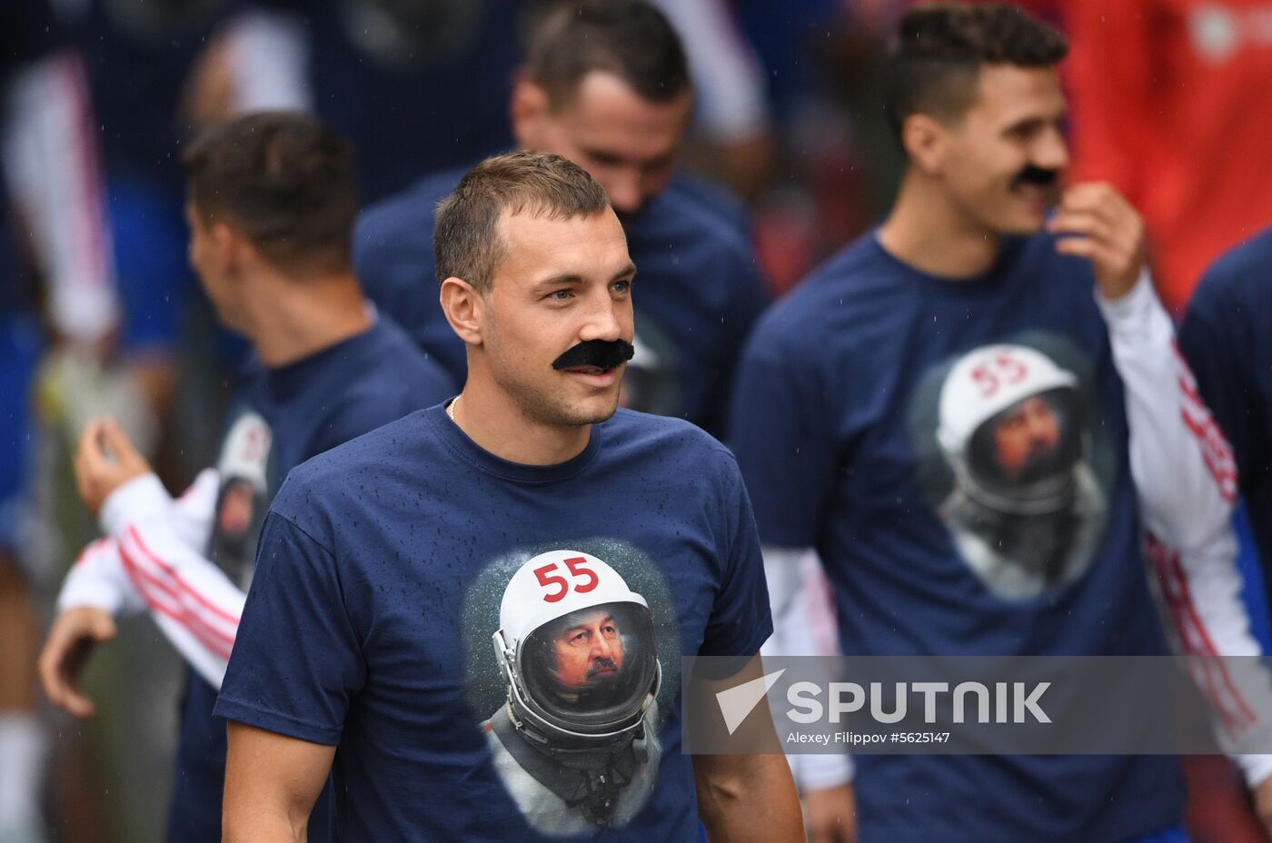 Russia Soccer Training Session