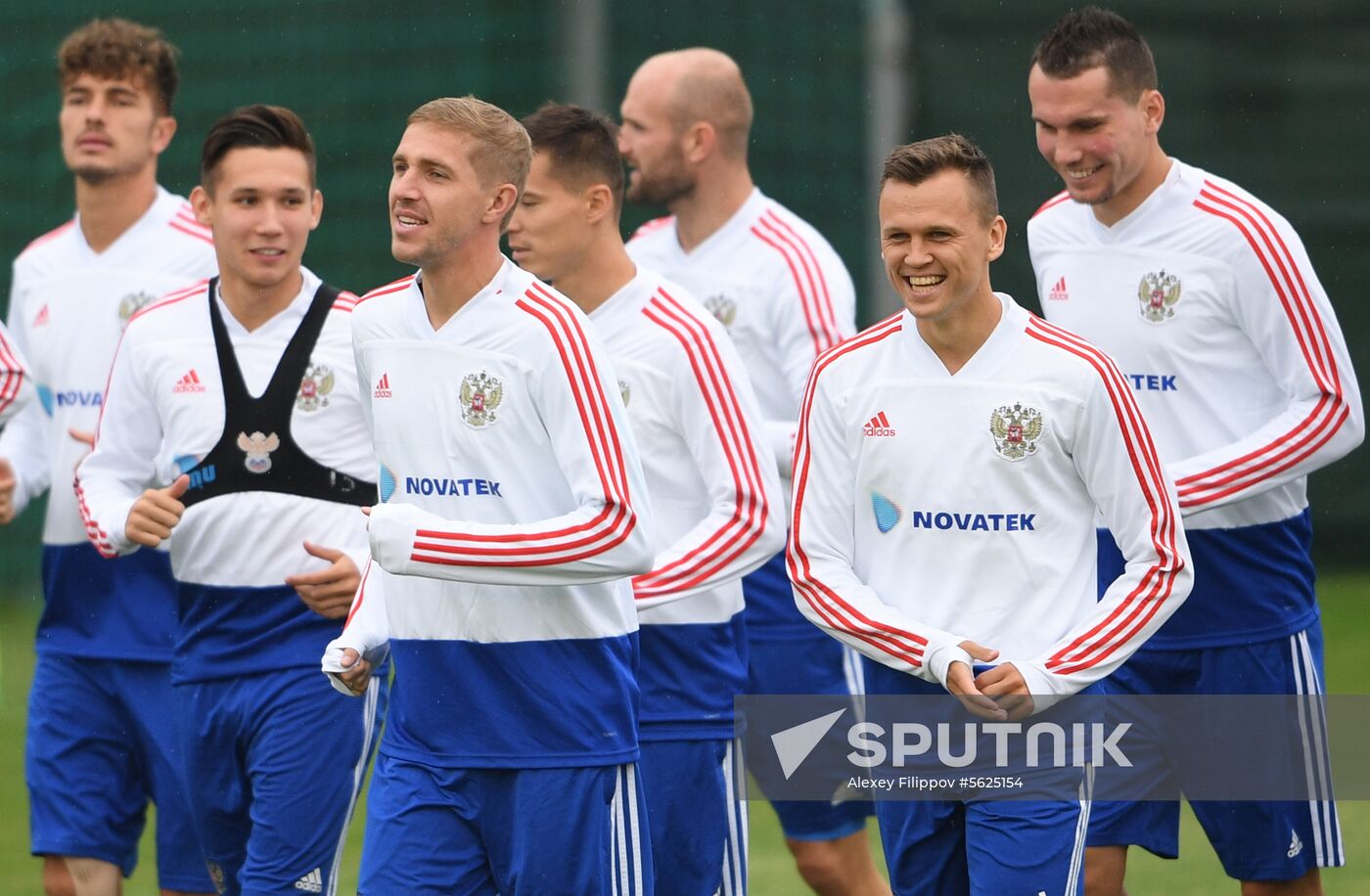 Russia Soccer Training Session