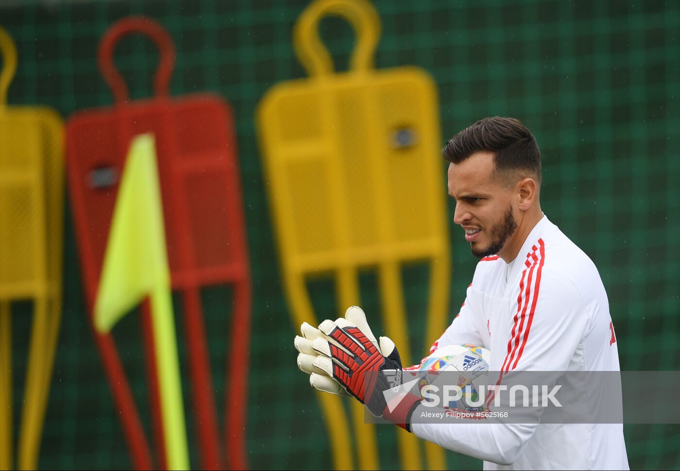 Russia Soccer Training Session