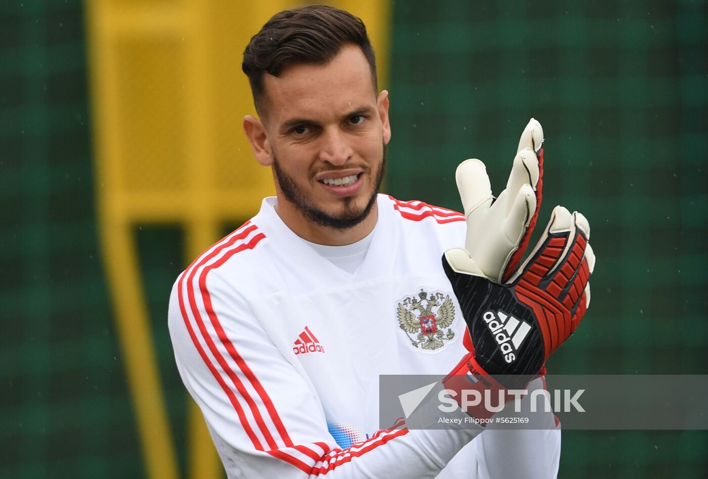 Russia Soccer Training Session