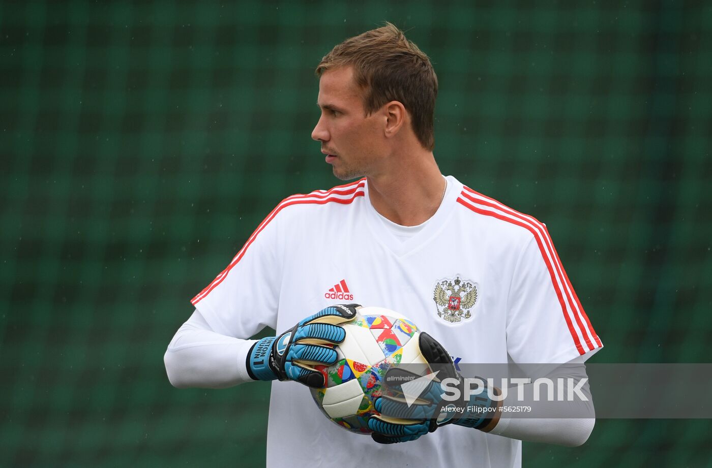 Russia Soccer Training Session