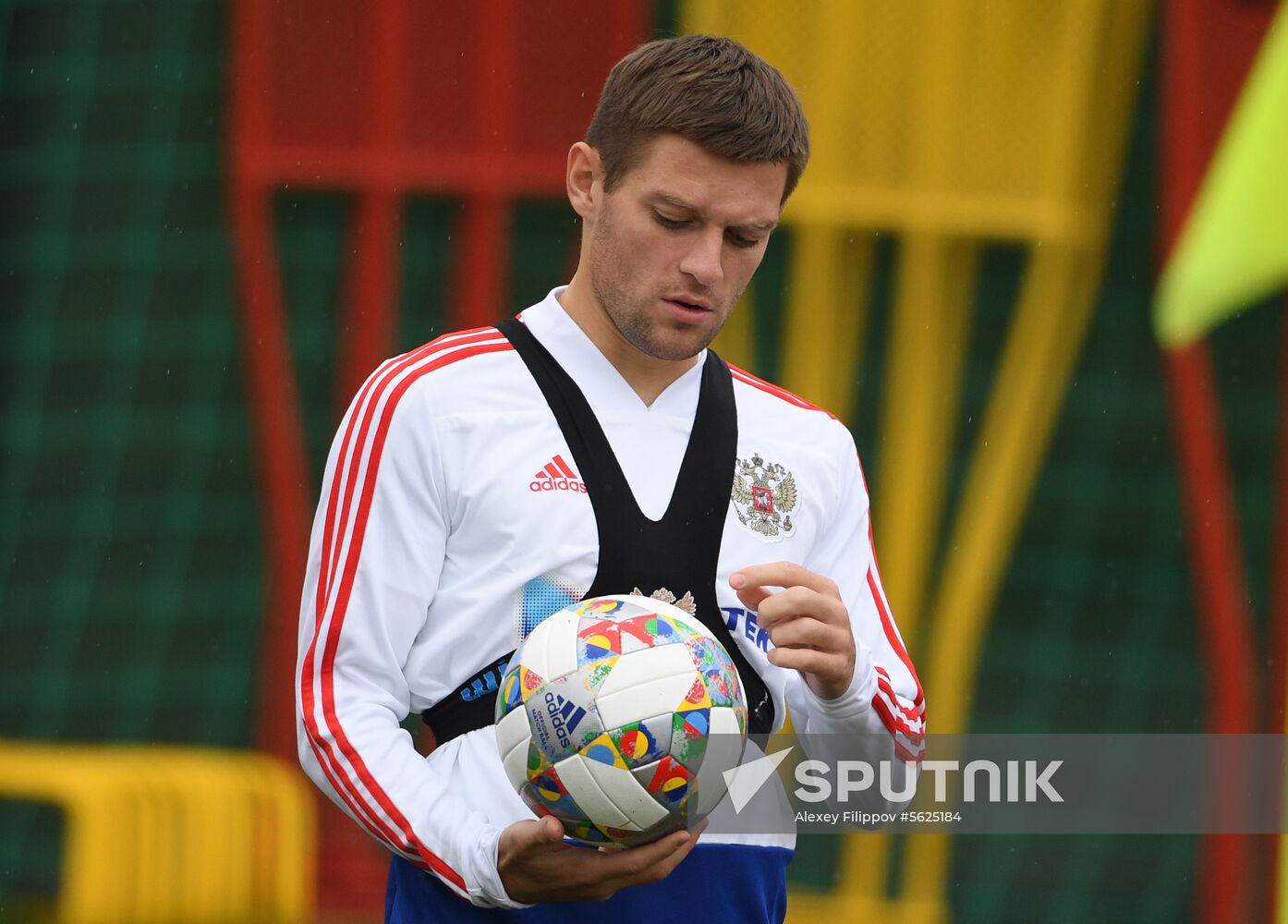Russia Soccer Training Session