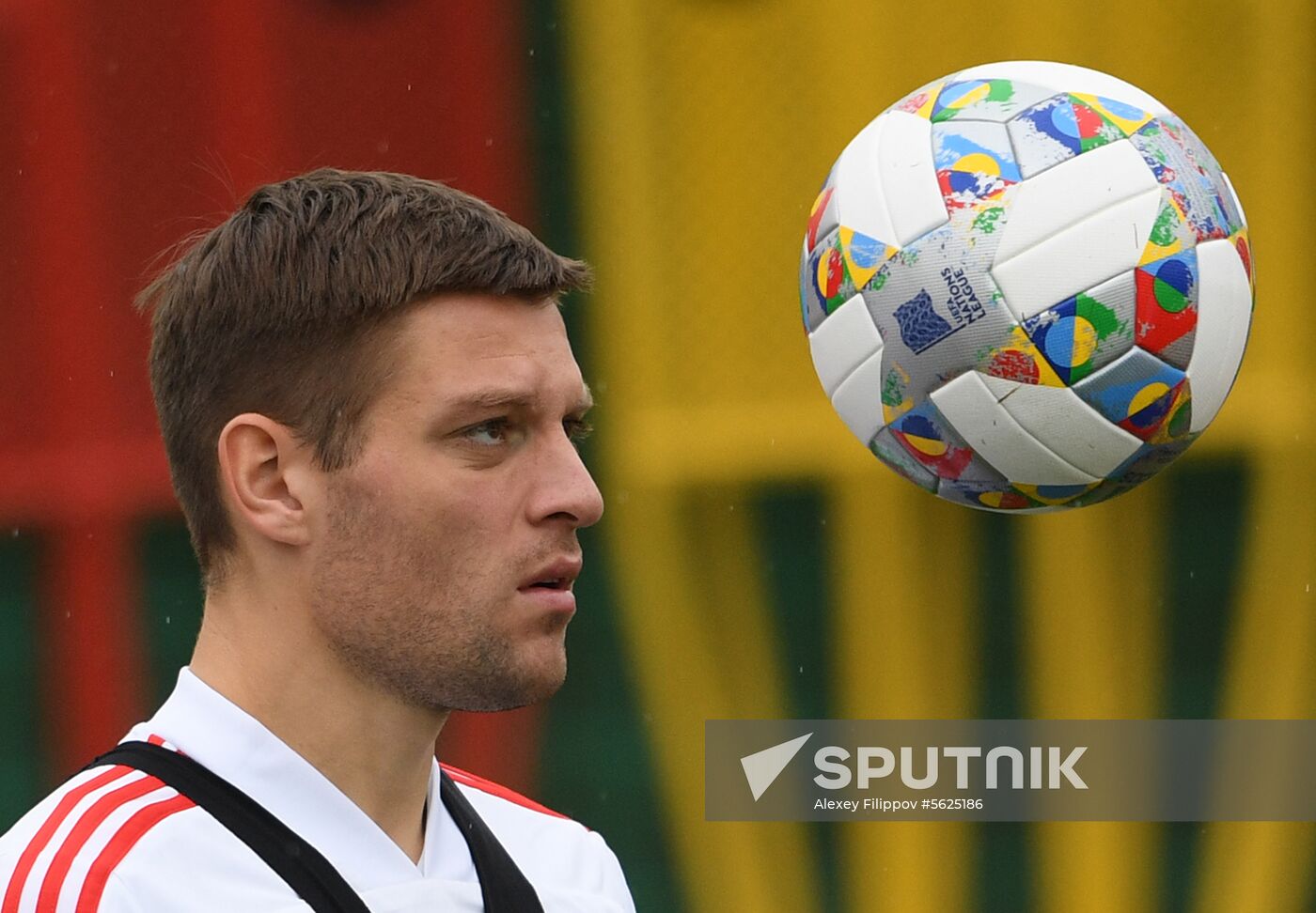 Russia Soccer Training Session