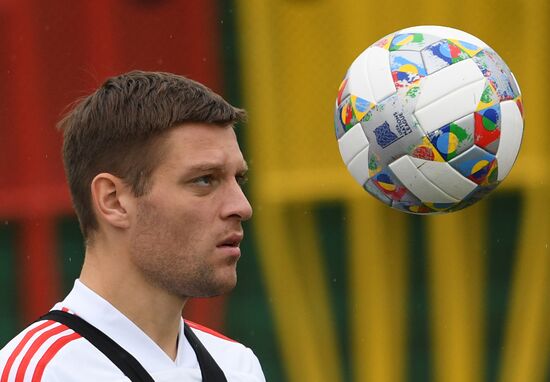 Russia Soccer Training Session