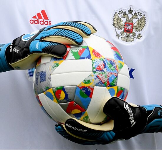 Russia Soccer Training Session