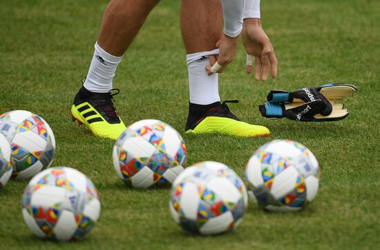 Russia Soccer Training Session