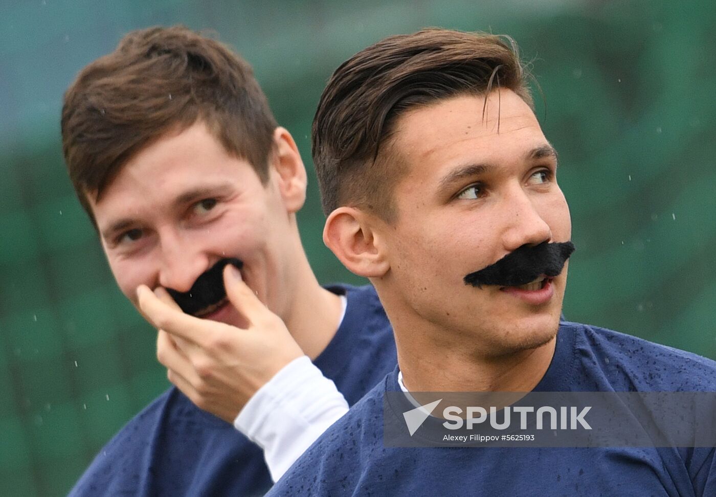 Russia Soccer Training Session