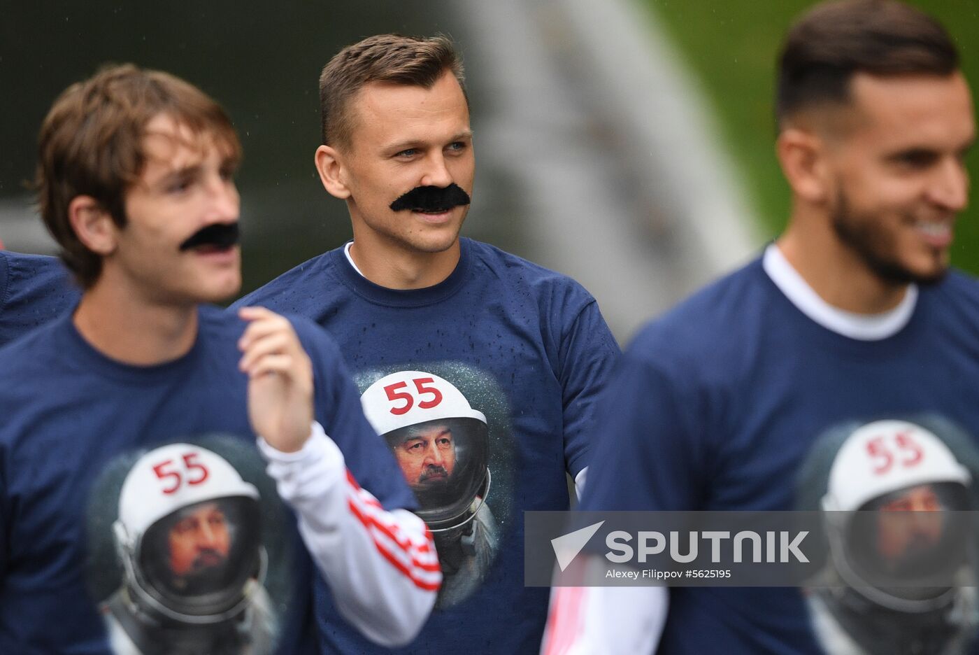 Russia Soccer Training Session