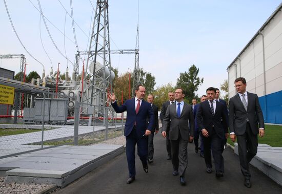 Prime Minister Dmitry Medvedev's working trip to Moscow Region