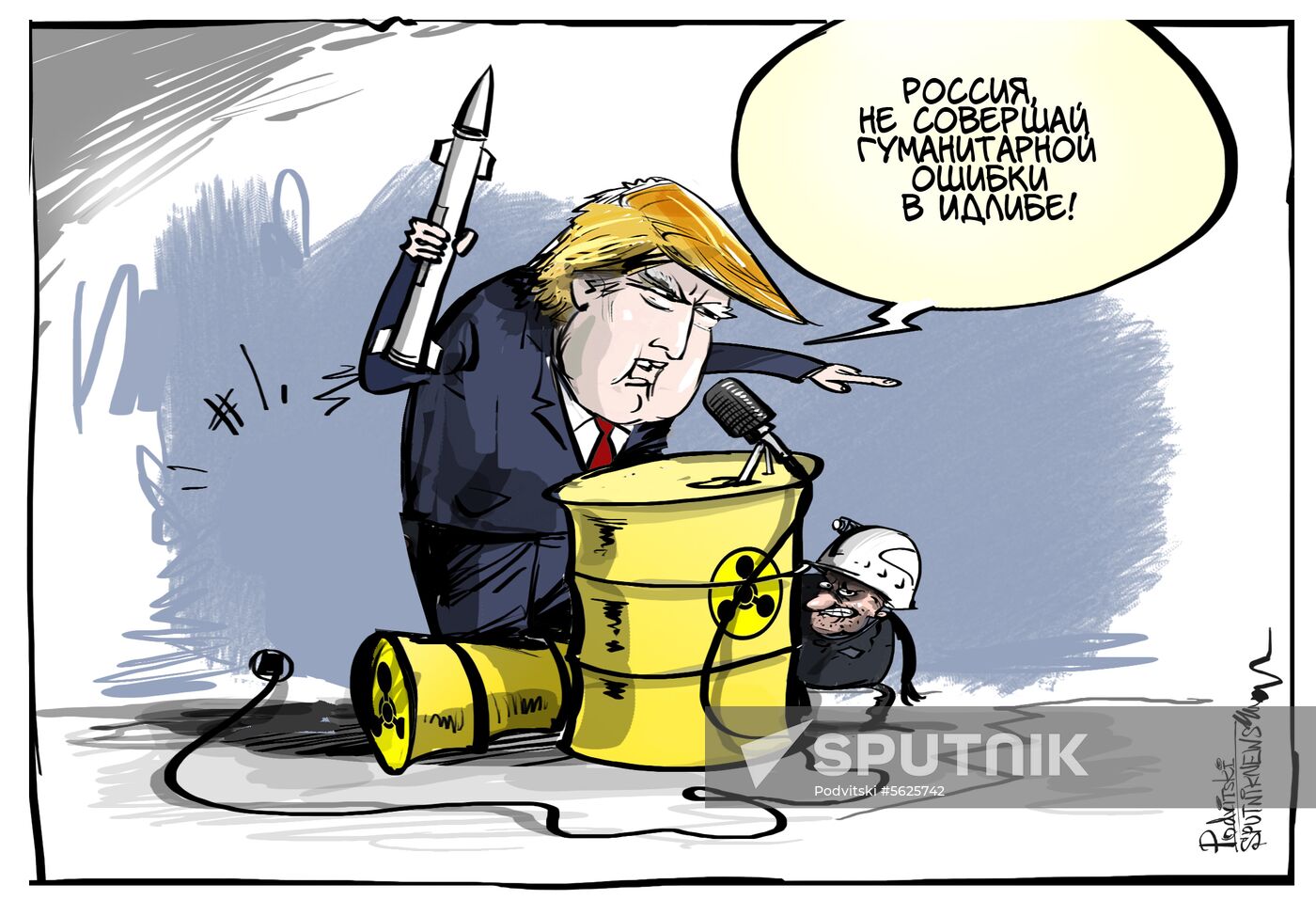 Trump warned Russia against "humanitarian mistake" in Idlib