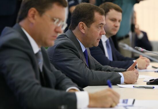 Prime Minister Dmitry Medvedev's working trip to Moscow Region
