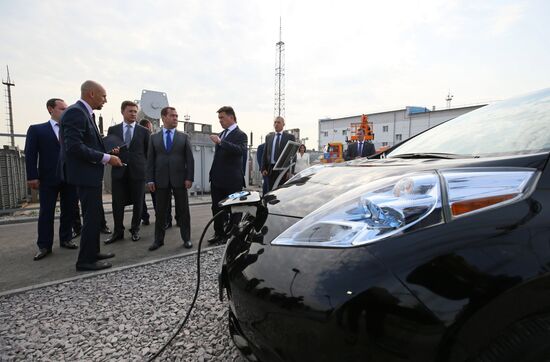 Prime Minister Dmitry Medvedev's working trip to Moscow Region