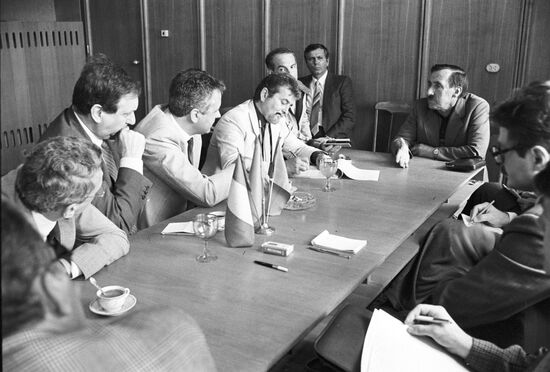 Italian delegation in USSR