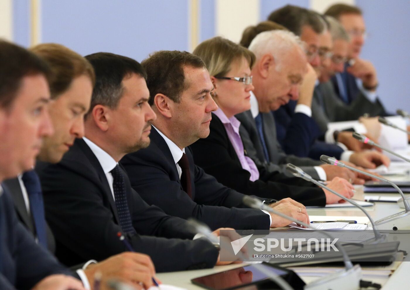Prime Minister Dmitry Medvedev meets with General Secretary of Communist Party of Vietnam Nguyen Phu Trong