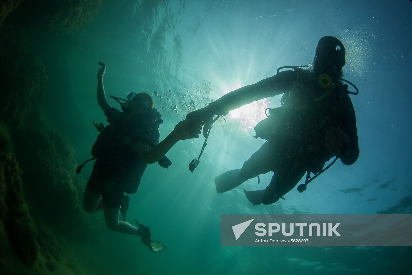 Underwater world of Crimean Peninsula