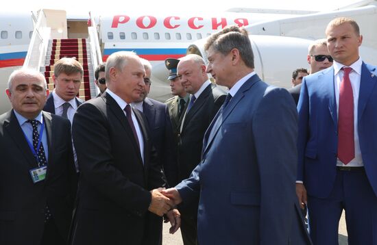 President Vladimir Putin's working visit to Iran