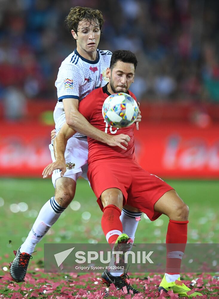 Turkey Soccer Nations League Turkey - Russia