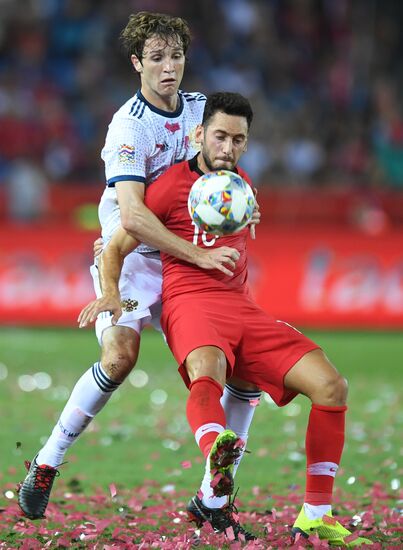 Turkey Soccer Nations League Turkey - Russia