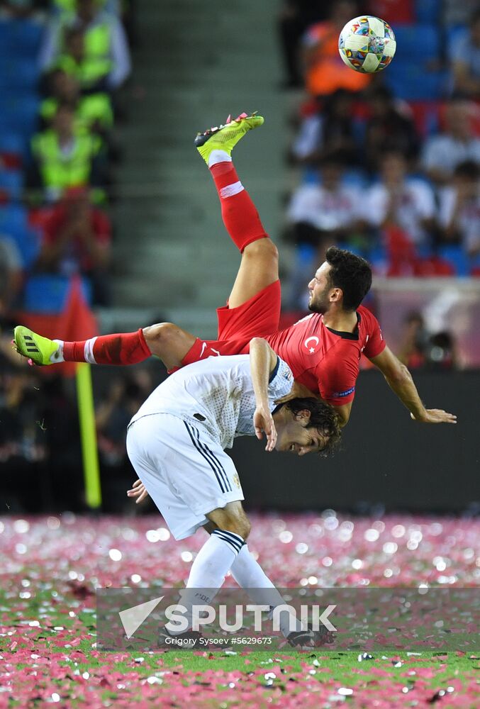 Turkey Soccer Nations League Turkey - Russia