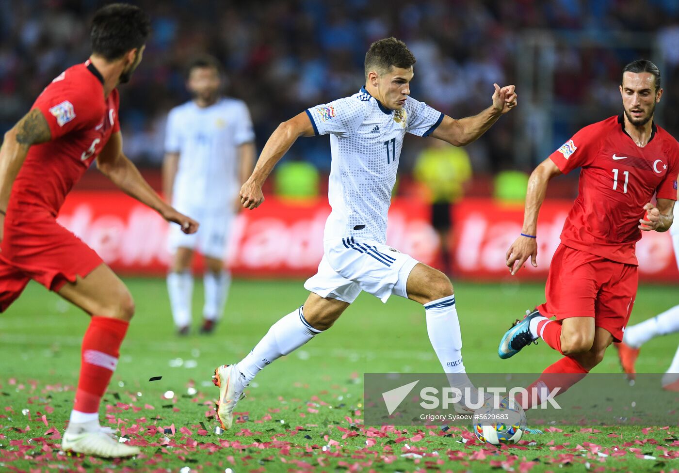 Turkey Soccer Nations League Turkey - Russia