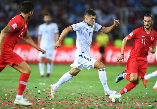 Turkey Soccer Nations League Turkey - Russia