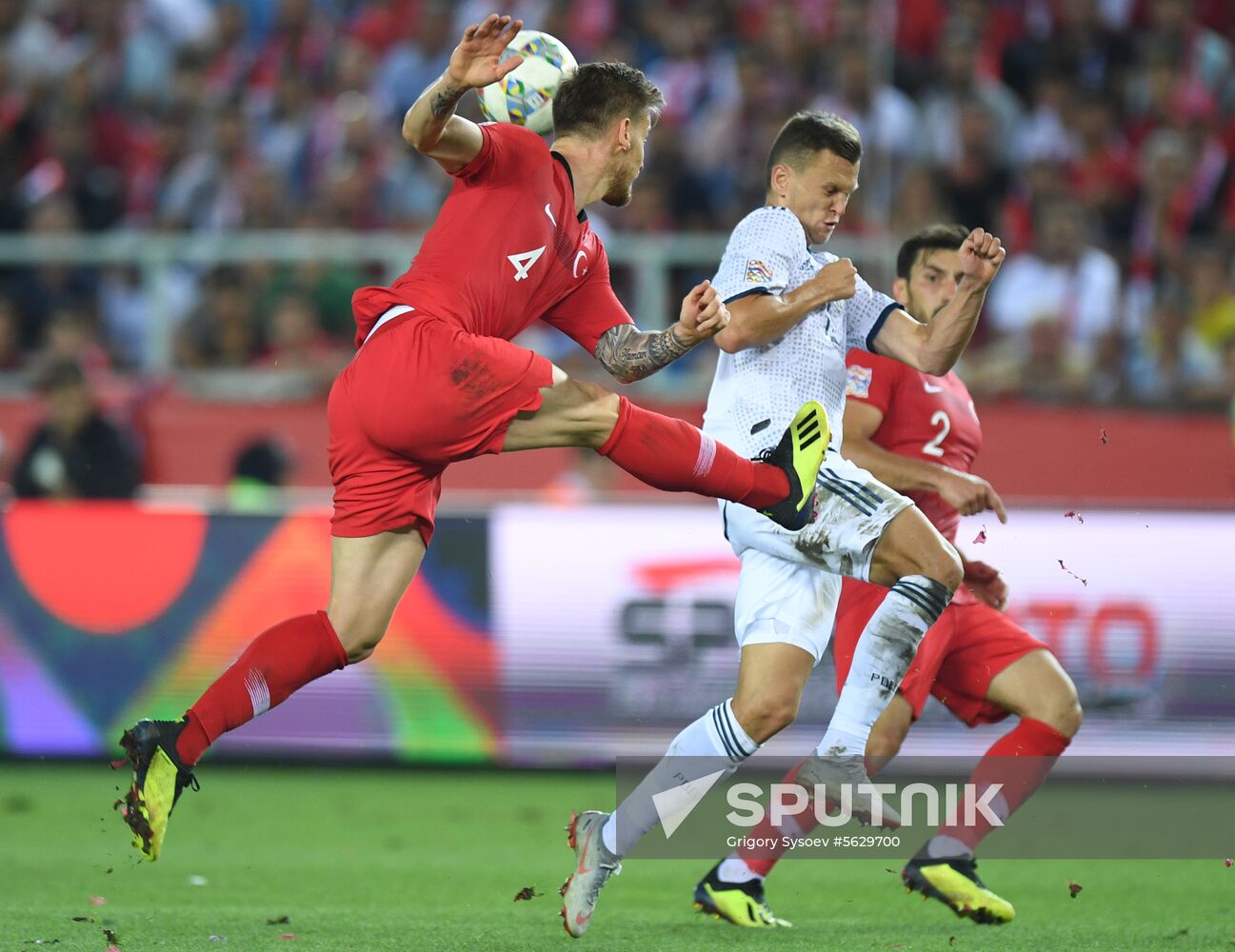 Turkey Soccer Nations League Turkey - Russia
