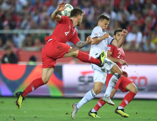 Turkey Soccer Nations League Turkey - Russia