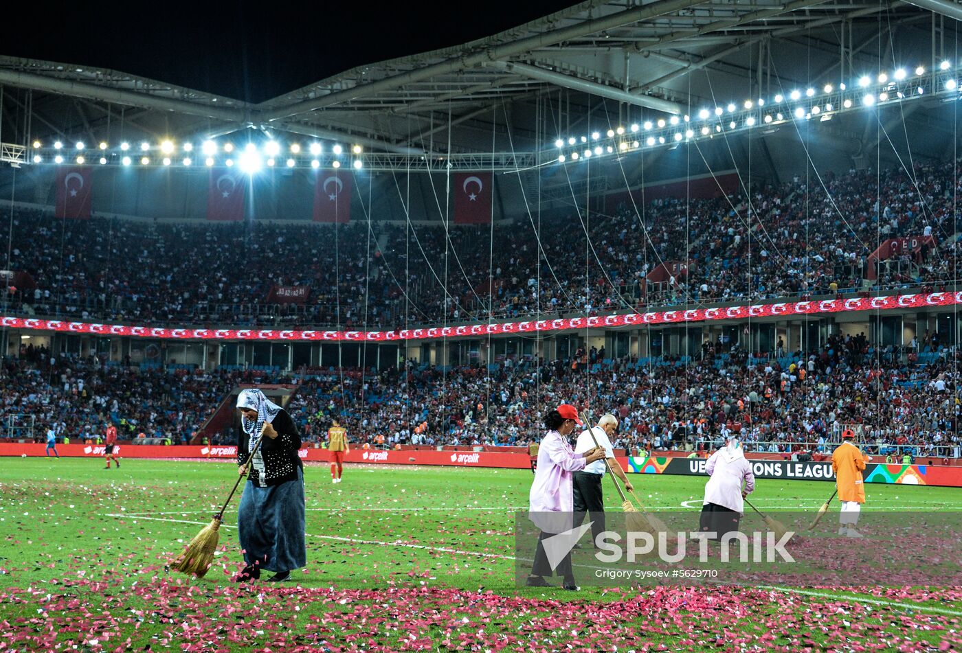 Turkey Soccer Nations League Turkey - Russia