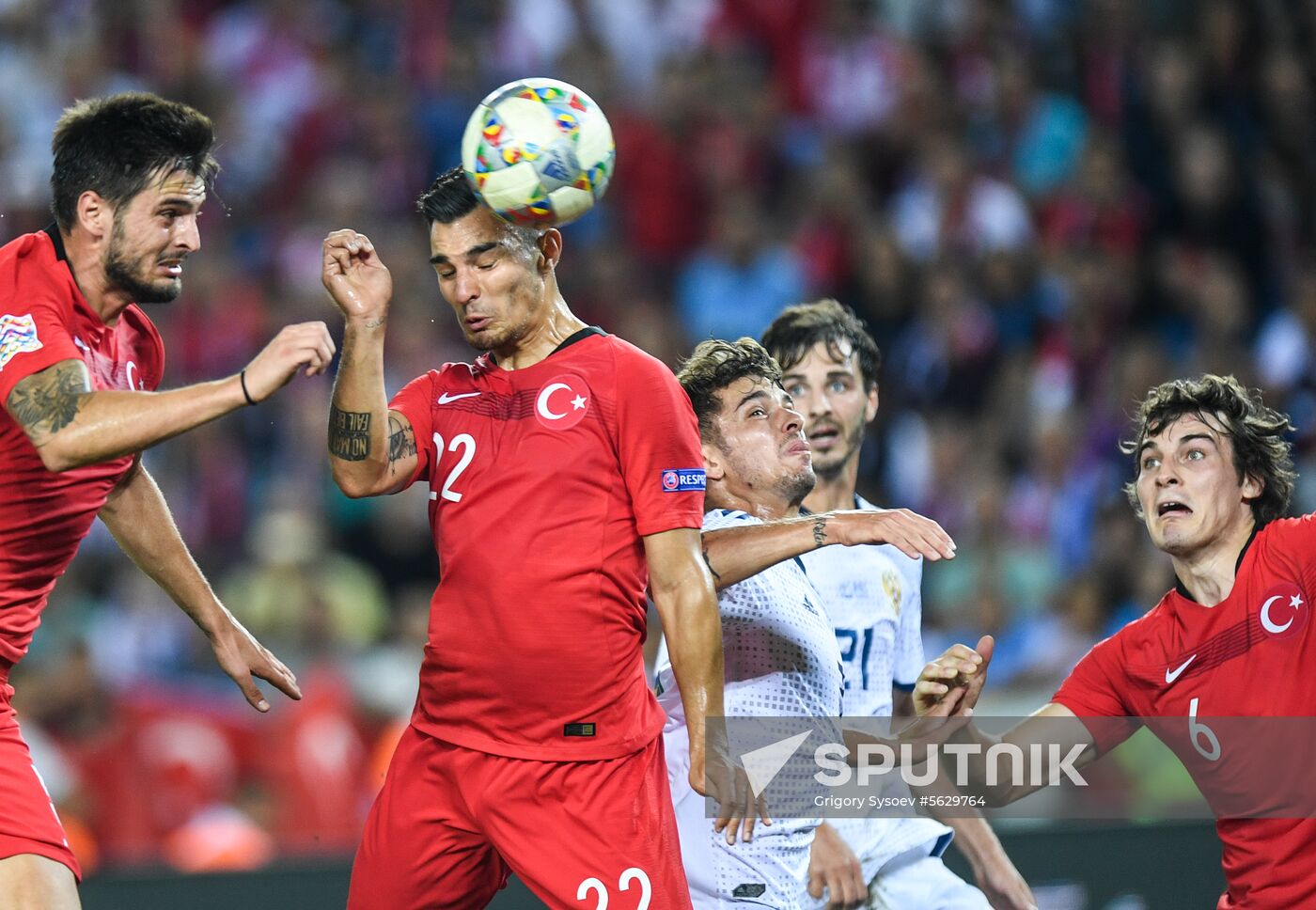 Turkey Soccer Nations League Turkey - Russia