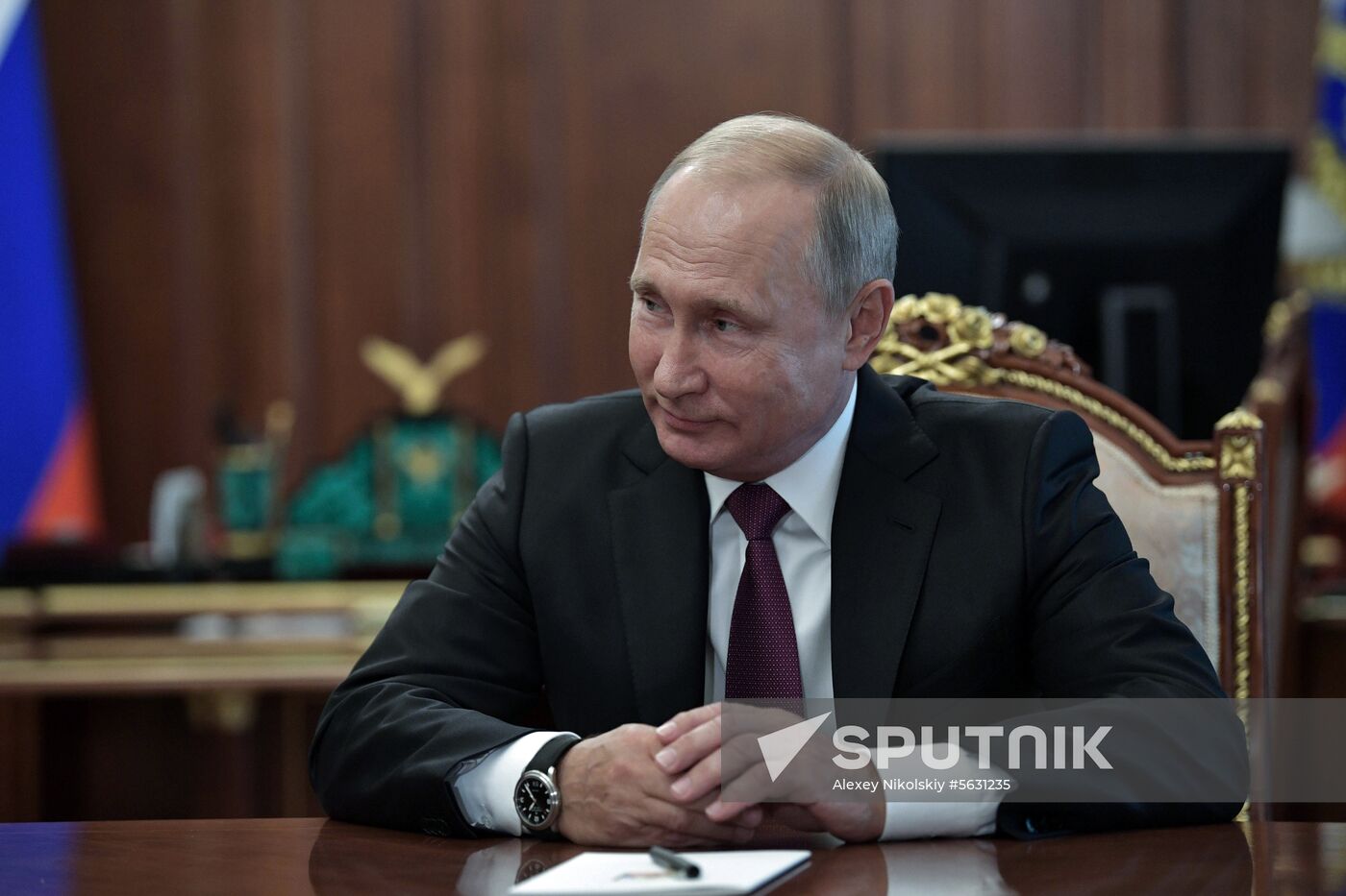 President Putin meets with Chief Rabbi of Russia Berel Lazar and President of the Federation of Jewish Communities Alexander Boroda