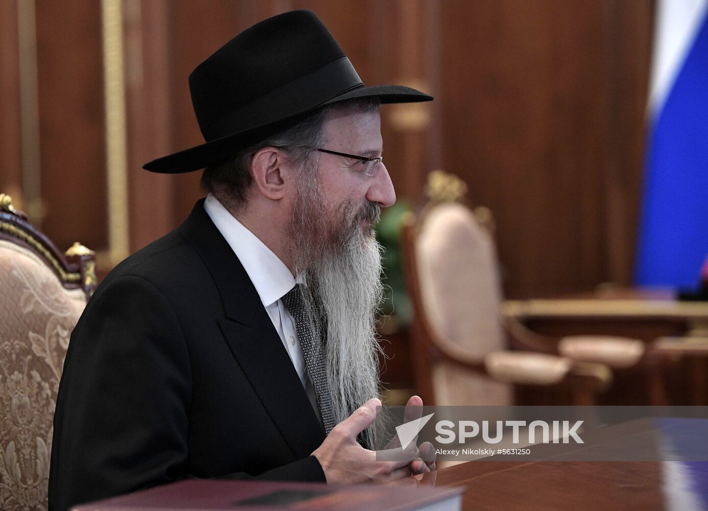 President Putin meets with Chief Rabbi of Russia Berel Lazar and President of the Federation of Jewish Communities Alexander Boroda