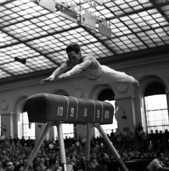 Soviet gymnast Yury Titov