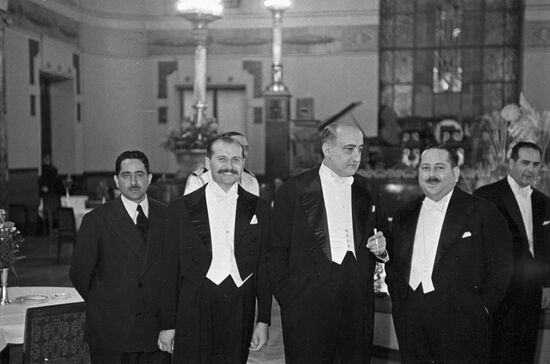 Reception at Metropol Hotel. 1945