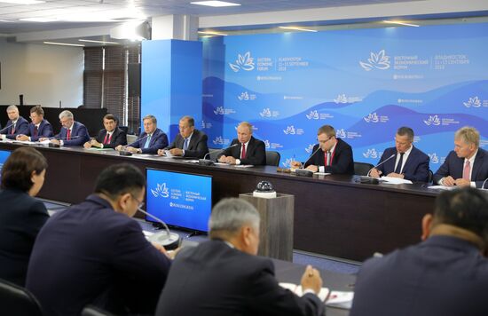 President Vladimir Putin's working visit to Far Eastern Federal District. Day three