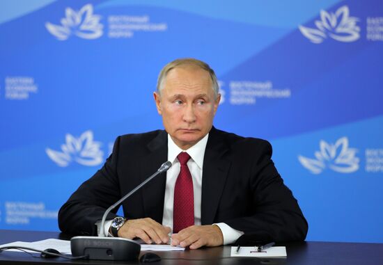 President Vladimir Putin's working visit to Far Eastern Federal District. Day three