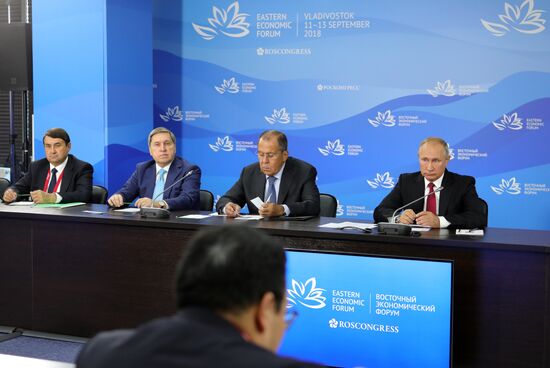 President Vladimir Putin's working visit to Far Eastern Federal District. Day three