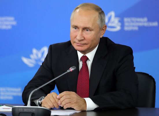 President Vladimir Putin's working visit to Far Eastern Federal District. Day three