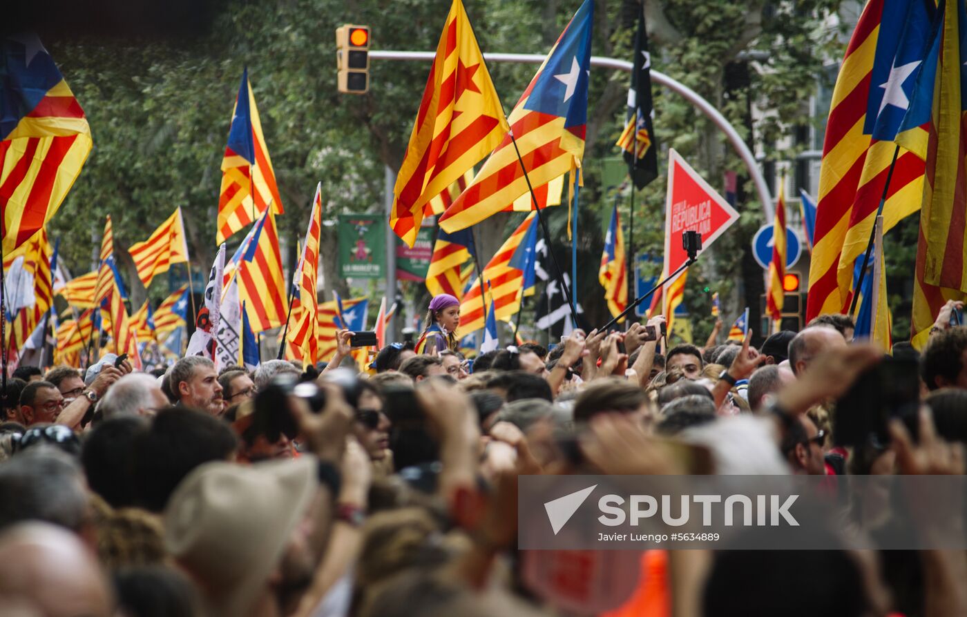 SPAIN CATALONIA'S NATIONAL DAY