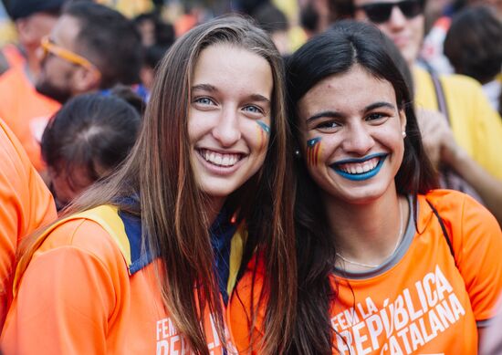 SPAIN CATALONIA'S NATIONAL DAY